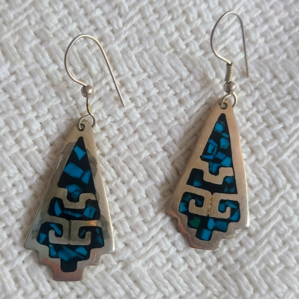 Vintage Alpaca Earrings